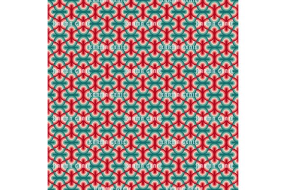 Download Retro 1970s Red &amp; Green Pattern - Green pattern Collection