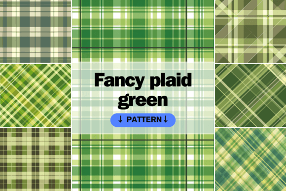 Download Fancy Plaid Green Pattern - Green pattern Collection