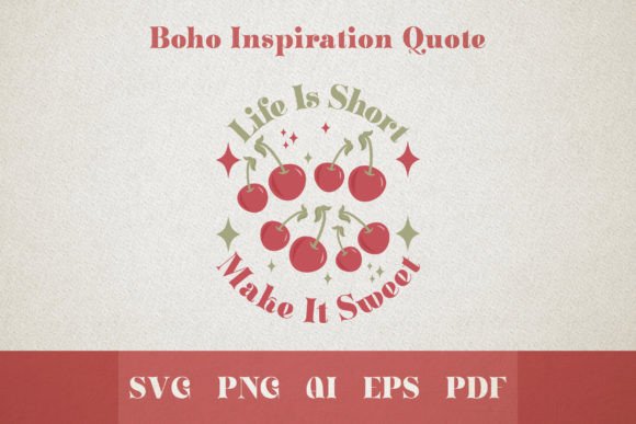 Download Boho Inspiration Life is Short PNG Quote - Boho inspiration Collection