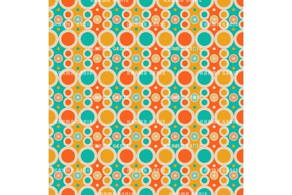 Download Retro 1970s Orange Yellow Green Pattern - Green pattern Collection