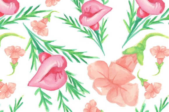 Download Tropical Seamless Floral Patterns - Seamless floral patterns Collection